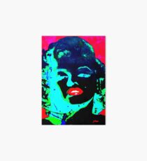 Marilyn Monroe | Black Marilyn | Pop Art Marilyn Monroe Art Board