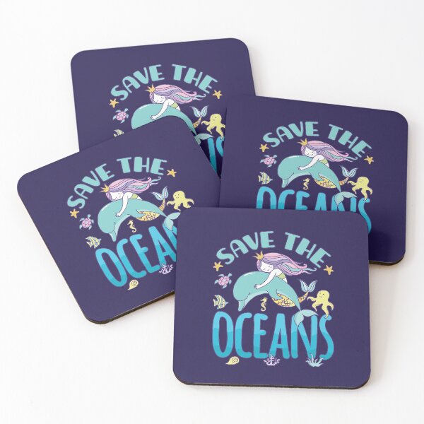 Item preview, Save The Oceans Dolphin Mermaid designed and sold by jaygo.
