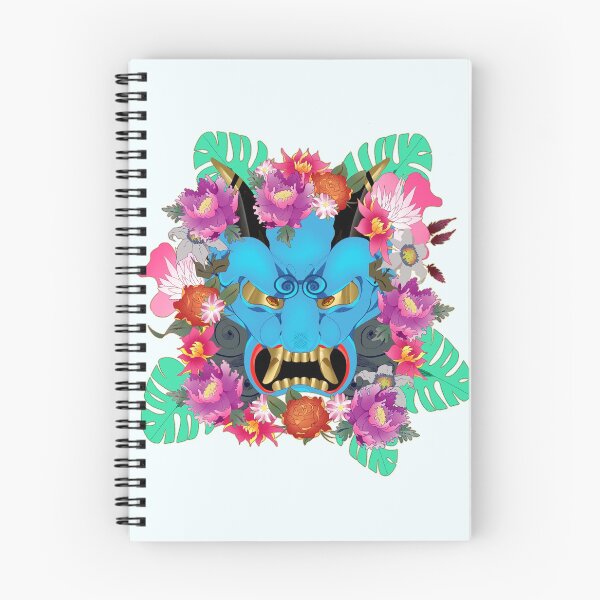 Item preview, Oni Floral Mask designed and sold by Noodl3-B1rb.