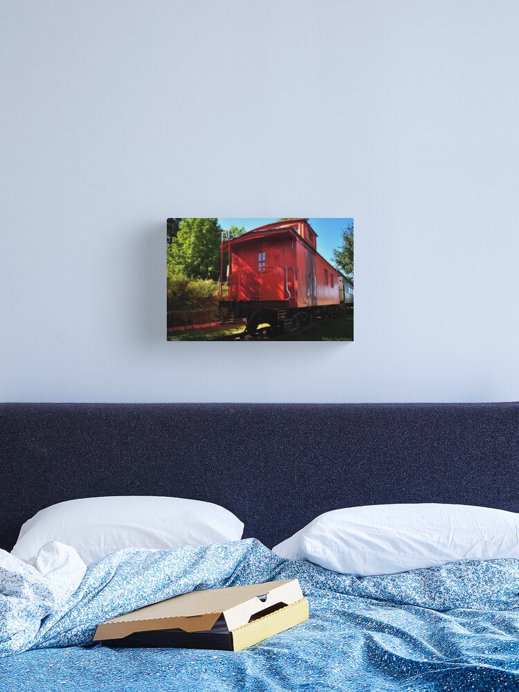 Thumbnail 2 of 3, Canvas Print, Old Train 2 designed and sold by MaluC.