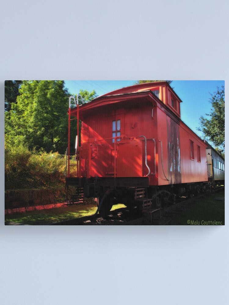 Thumbnail 1 of 3, Canvas Print, Old Train 2 designed and sold by MaluC.