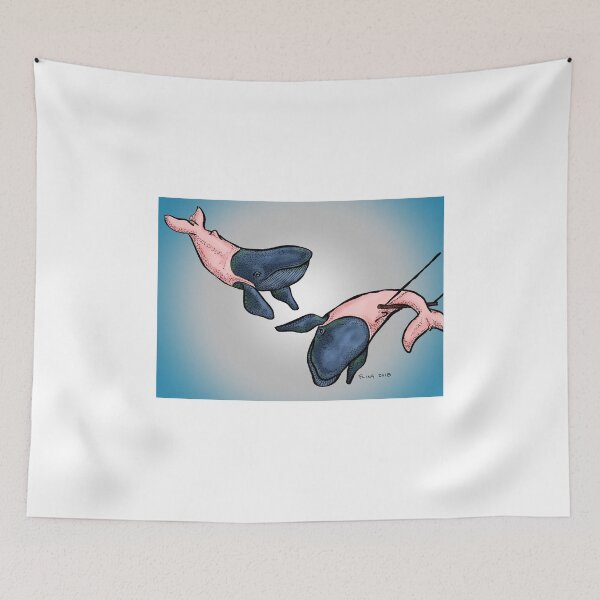 Item preview, Flying Whales - Color designed and sold by flinguini.