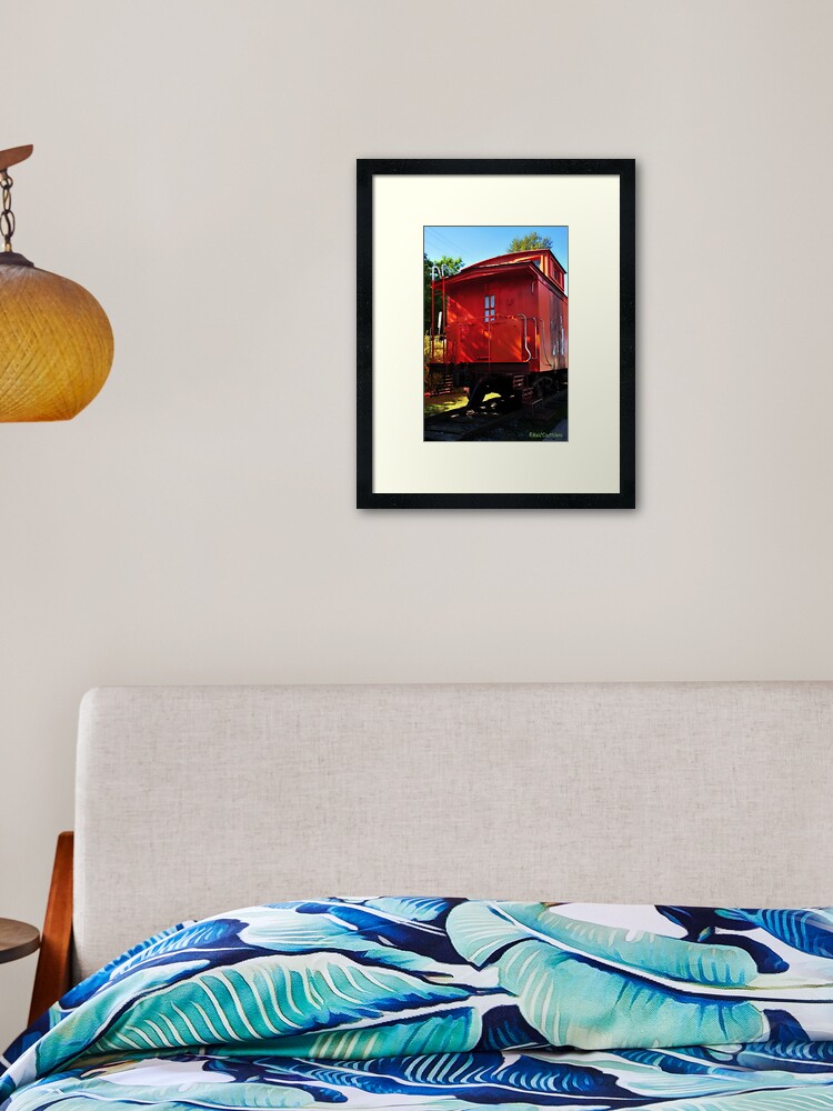 Thumbnail 2 of 7, Framed Art Print, Old Train designed and sold by MaluC.