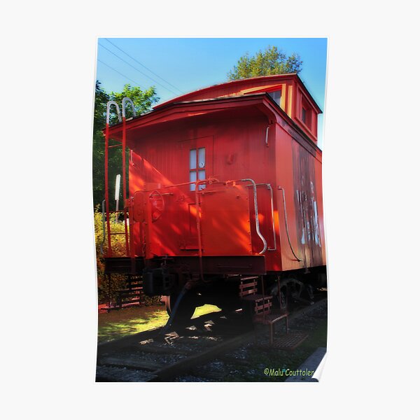 Old Train Poster