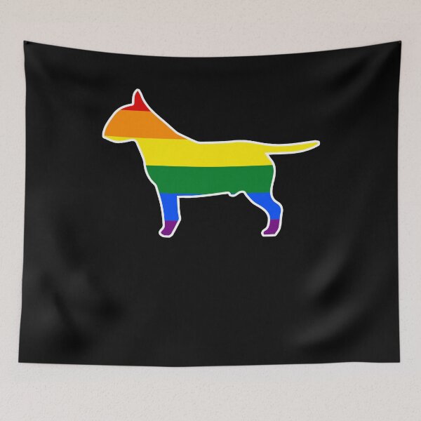 Item preview, Gay Pride Dog Shirt Bull Terrier LGBT Dog Shirt Doggie Mom designed and sold by shoppzee.