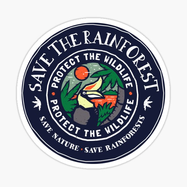 Item preview, Save The Rainforest Protect the Wildlife designed and sold by Bangtees.