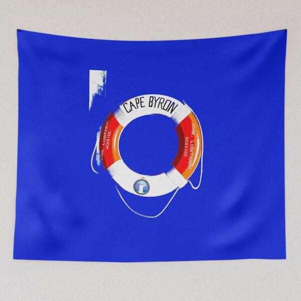 Item preview, Cape Byron Lifebuoy - Blue designed and sold by LexaTHarpell.