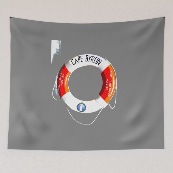 Item preview, Cape Byron Lifebuoy - Grey designed and sold by LexaTHarpell.