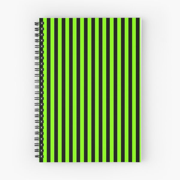 Aperçu de l'œuvre Rayures verticales vert et noir chartreuse créée et vendue par ColorPatterns.