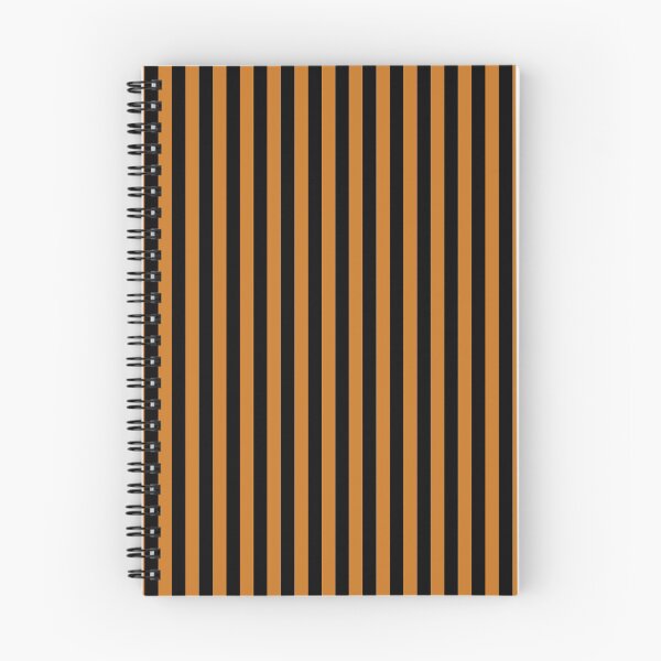 Item preview, Ochre Brown and Black Vertical Stripes designed and sold by ColorPatterns.