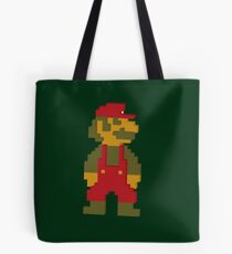 8 bit Mario 3d Vintage Style NES Tote Bag