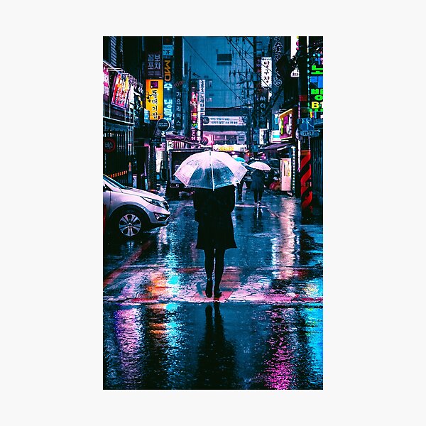 Artikel-Vorschau von Cyberpunk Neon Seoul, designt und verkauft von Steve Roe.