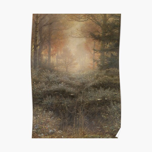 Dew-Drenched Furze (Millais) Poster