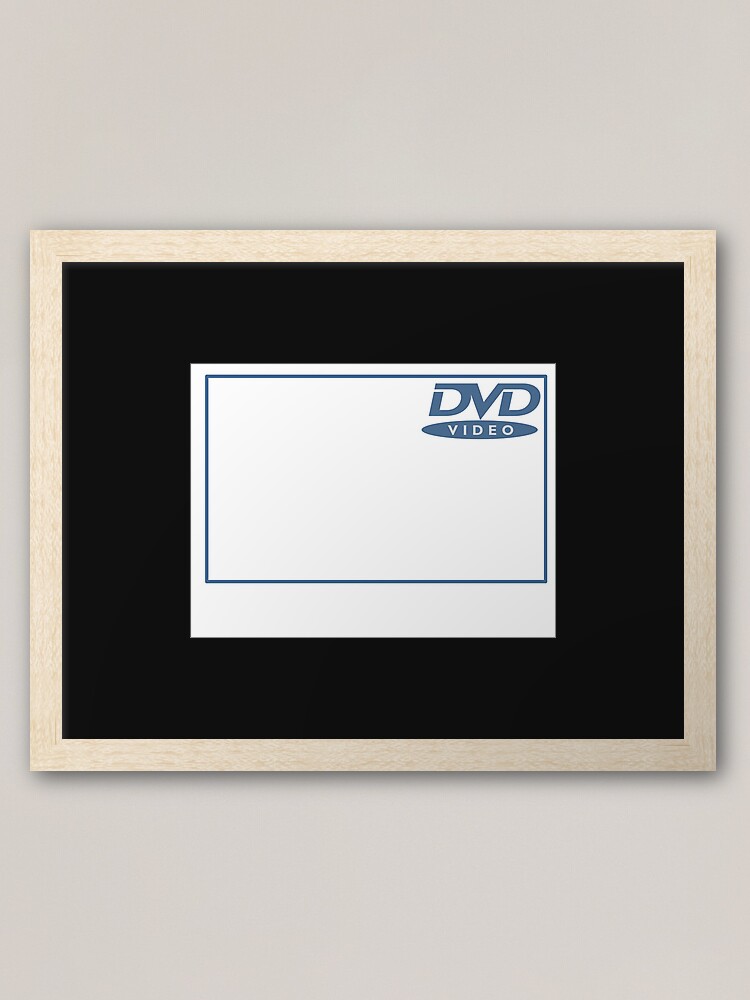 DVD Screensaver hits corner Framed Art Print for Sale by