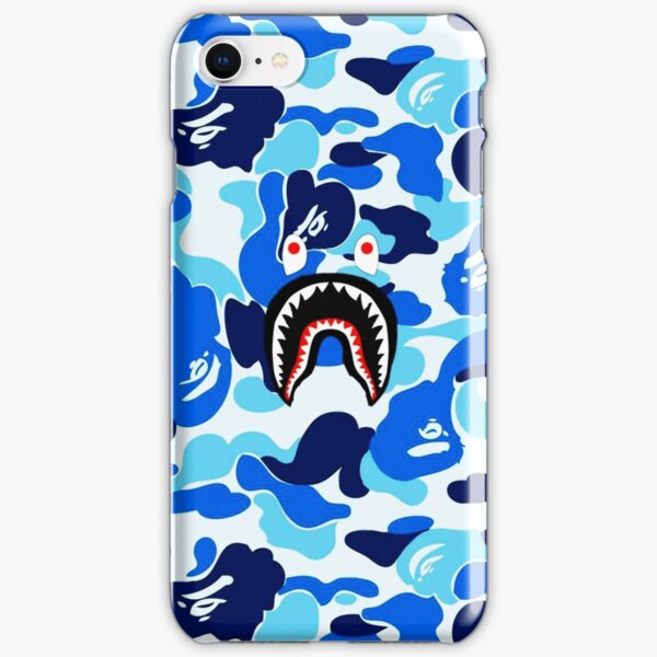 Blue Bape Shark iPhone Snap Case