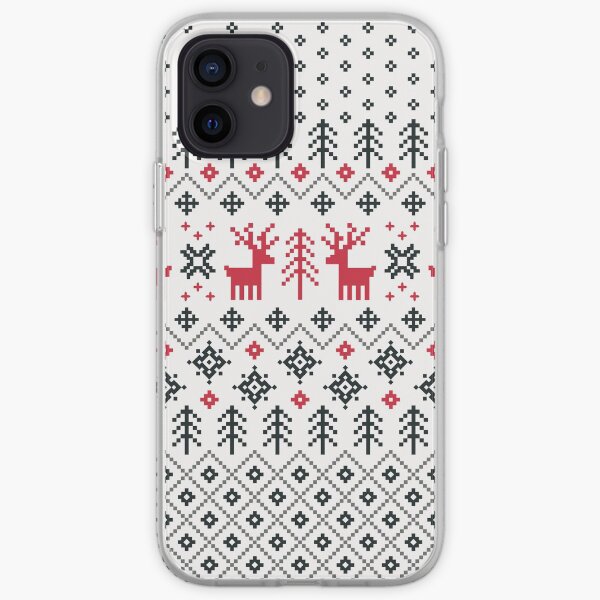 Holiday Sweater Pattern iPhone Soft Case
