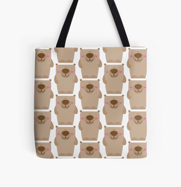 Big Bear All Over Print Tote Bag