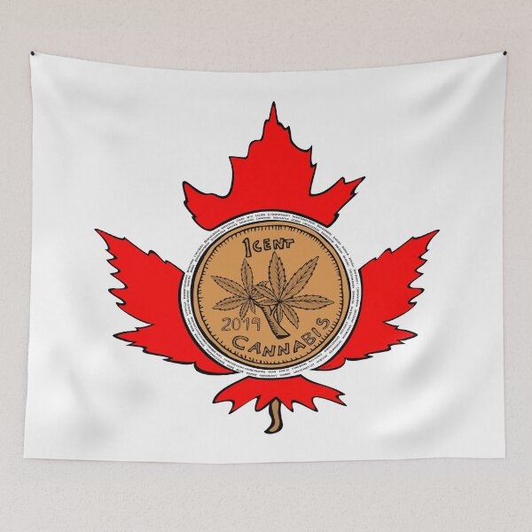 Item preview, Canada Cannabis - 1 Cent Maple Leaf designed and sold by GR8DZINE.