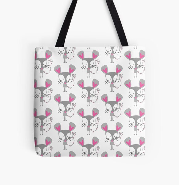 Little Mouse All Over Print Tote Bag