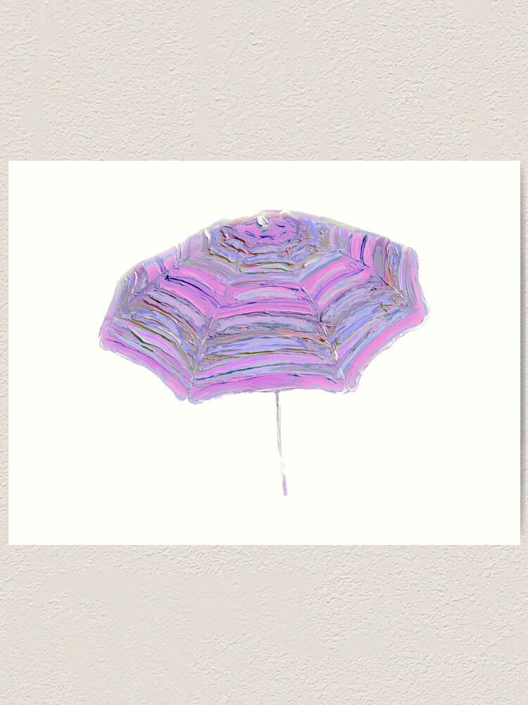 small purple umbrella