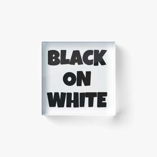 Item preview, BLACK ON WHITE designed and sold by FUNGFING.