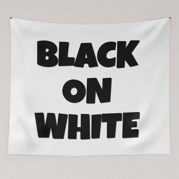 Item preview, BLACK ON WHITE designed and sold by FUNGFING.