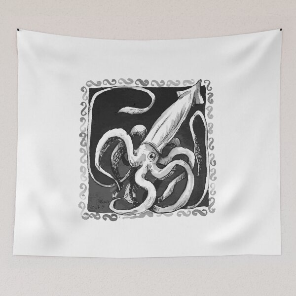Item preview, Cuttlefish Giant Octopus Gift Inktober Funny designed and sold by Jaana Kern.