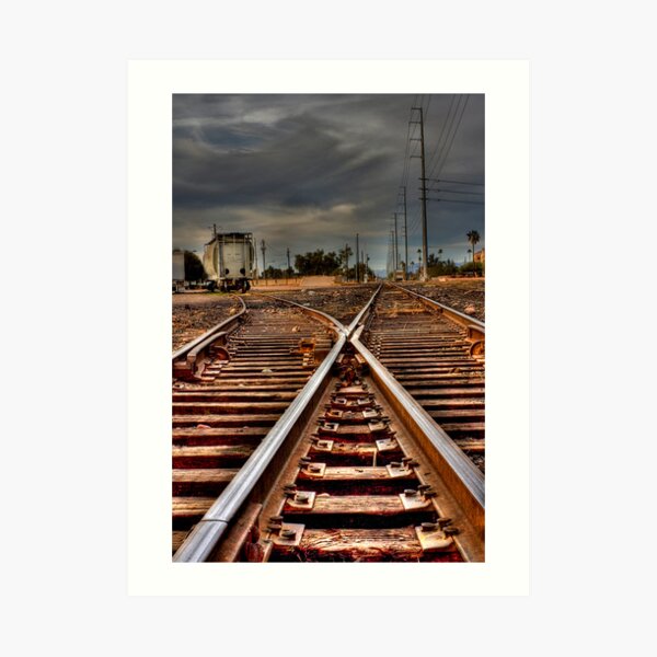 On the Track Art Print
