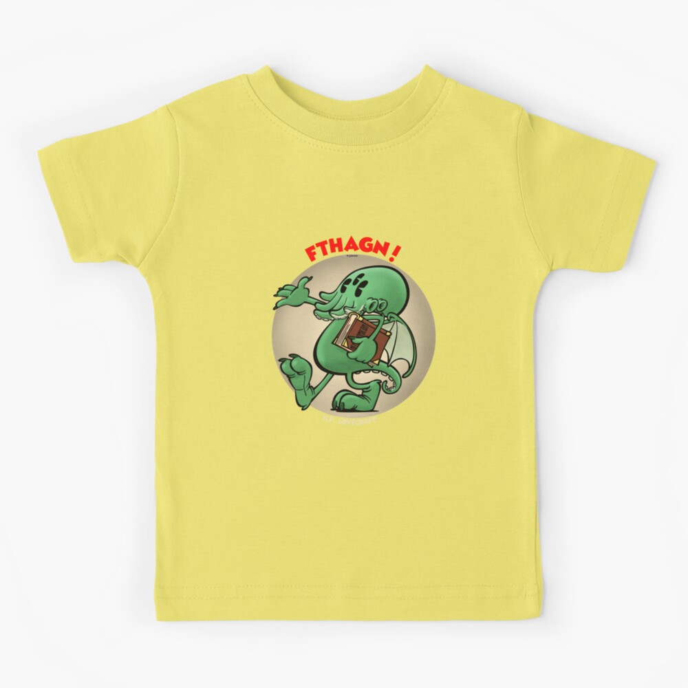 Vintage cartoon Cthulhu T-Shirt Redbubble - Kids | by color\