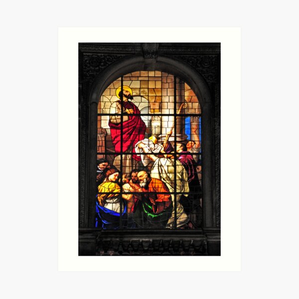 Stained Glass 2 Art Print