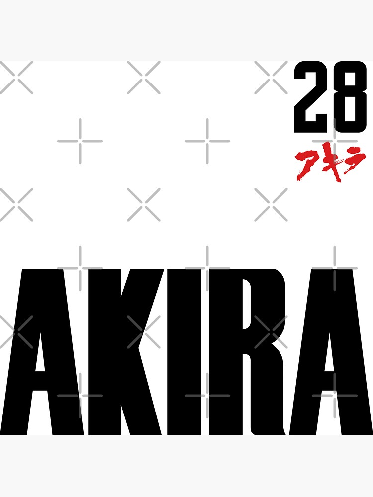 "Akira Kanji 28" Sticker by FerreiratFF Redbubble