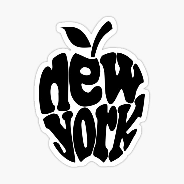 Item preview, Big Apple New York, black designed and sold by denip.