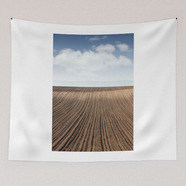 Item preview, plowed field landscape agriculture industry designed and sold by goceris.