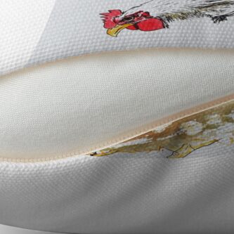 Alternate view of Scratching Around Throw Pillow