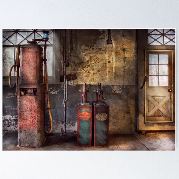 Item preview, Car - Gas Pumps designed and sold by Mike Savad Photography.