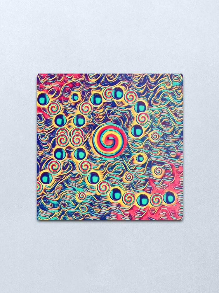 Alternate view of Rolling waves Metal Print