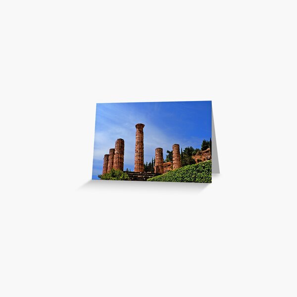 Temple of Apollo, Delphi, Greece Greeting Card