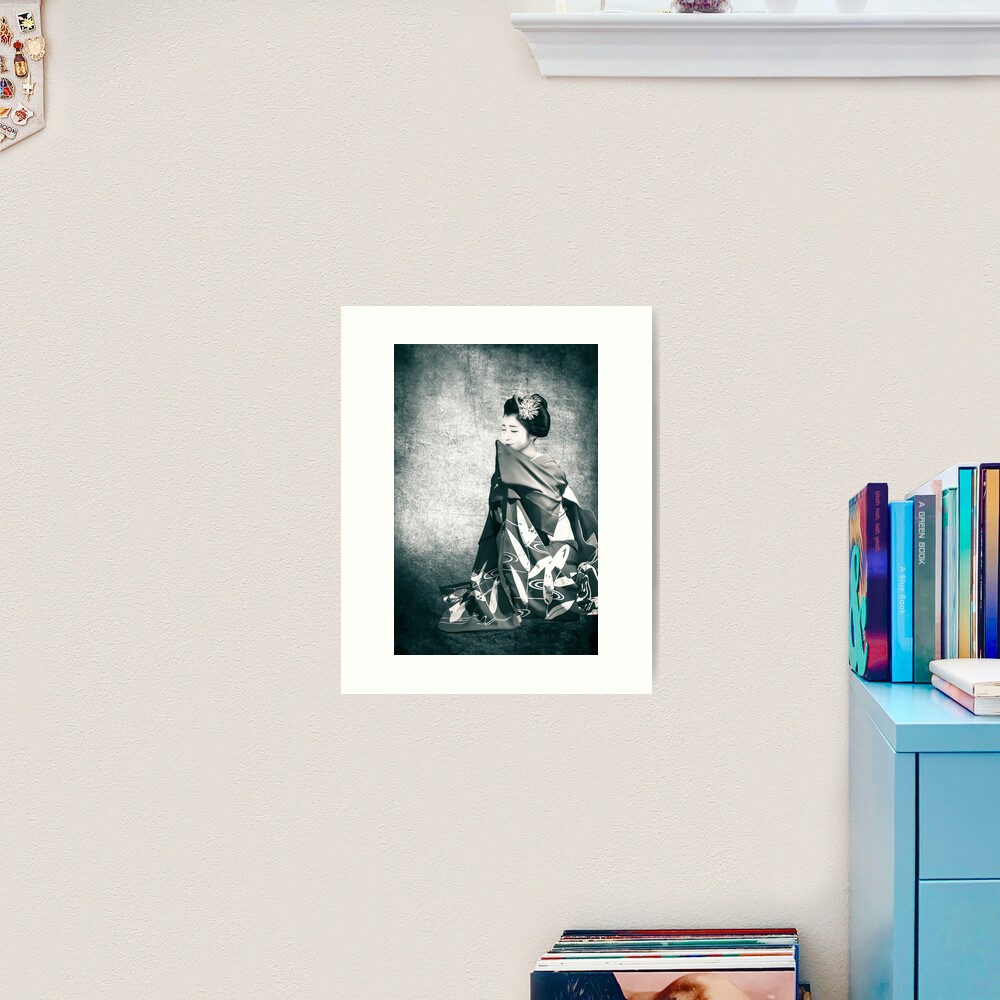 Impression artistique « Maiko pensive - 2»
