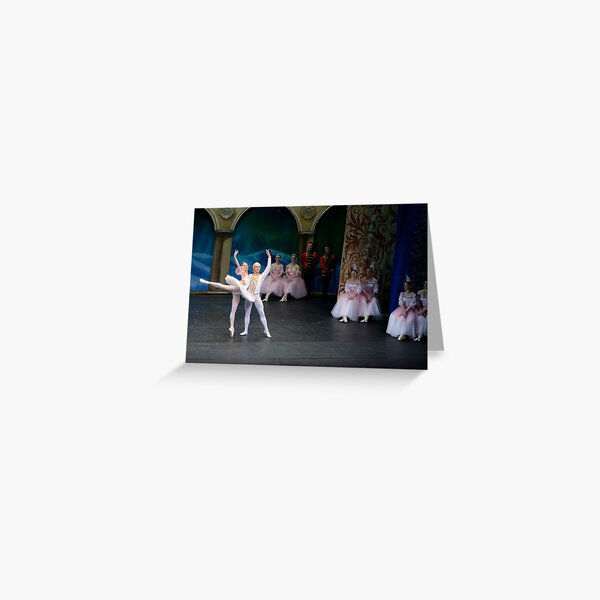 A scene from Nutcracker, performed by the Monica Loughman Ballet, Wexford Opera House Greeting Card