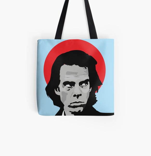 NICK cave - red japan All Over Print Tote Bag