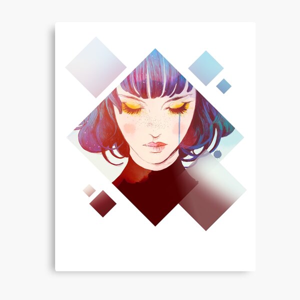 GRIS GAME Metal Print