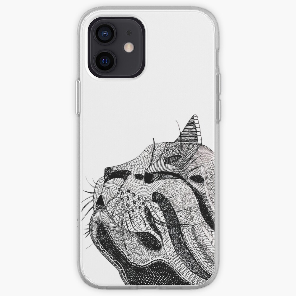 Zentangle Cat iPhone Case & Cover