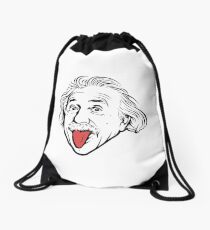 Mochila de cuerdas Ilustraciones de Albert Einstein Con su famosa foto que muestra la lengua, camisetas, impresiones, pósters, bolsos