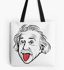 Bolsa de tela Ilustraciones de Albert Einstein Con su famosa foto que muestra la lengua, camisetas, impresiones, pósters, bolsos