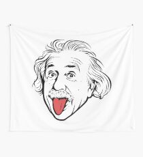 Tela decorativa Ilustraciones de Albert Einstein Con su famosa foto que muestra la lengua, camisetas, impresiones, pósters, bolsos