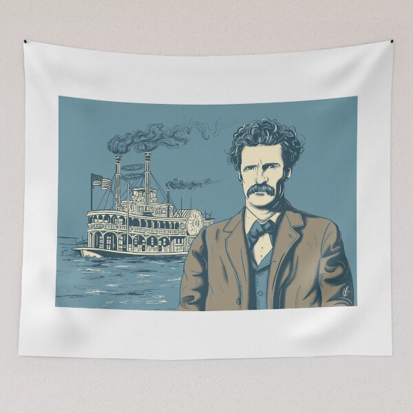 Item preview, Portrait of Mr Twain designed and sold by Marco Bortolino.