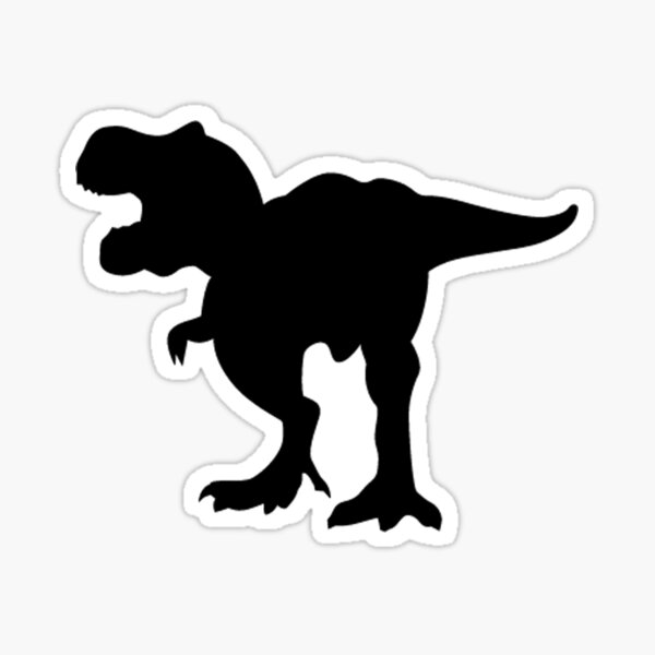 Roaring Tyrannosaurus Rex Dinosaur Silhouette Roaring Tyrannosaurus Rex Dinosaur Silhouette