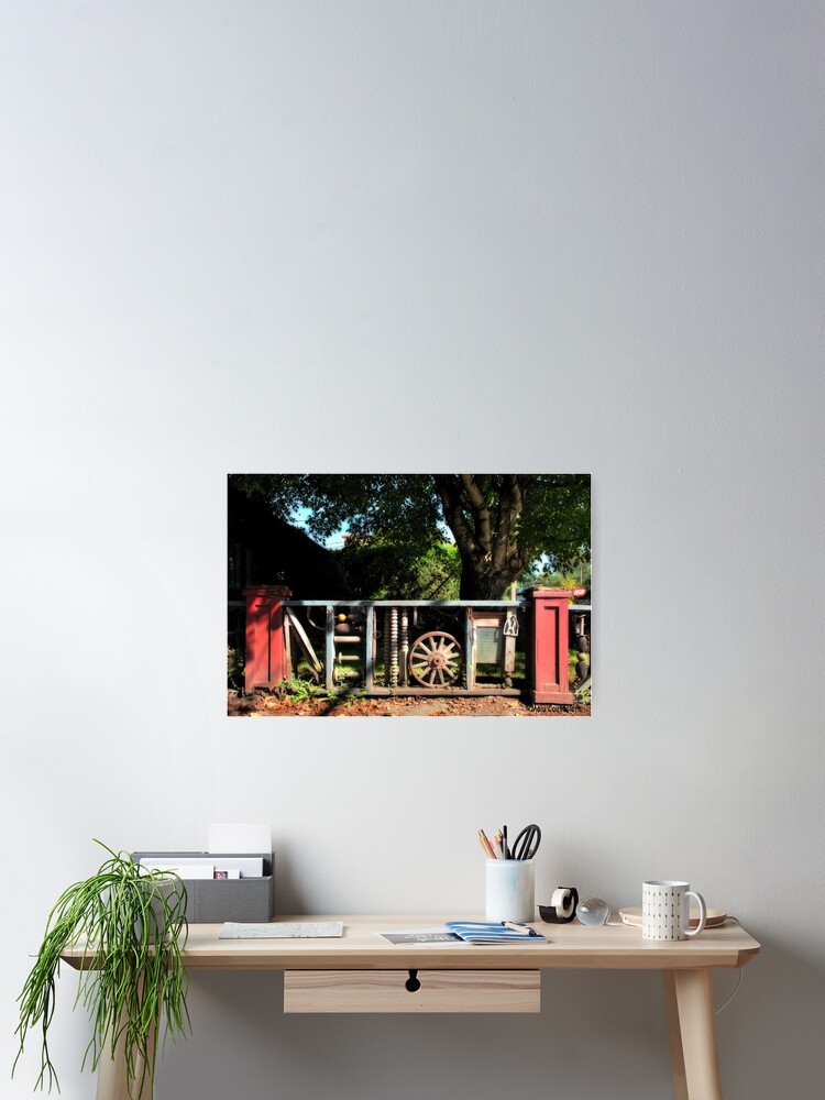 Thumbnail 2 of 3, Poster, Original wooden Fence designed and sold by MaluC.