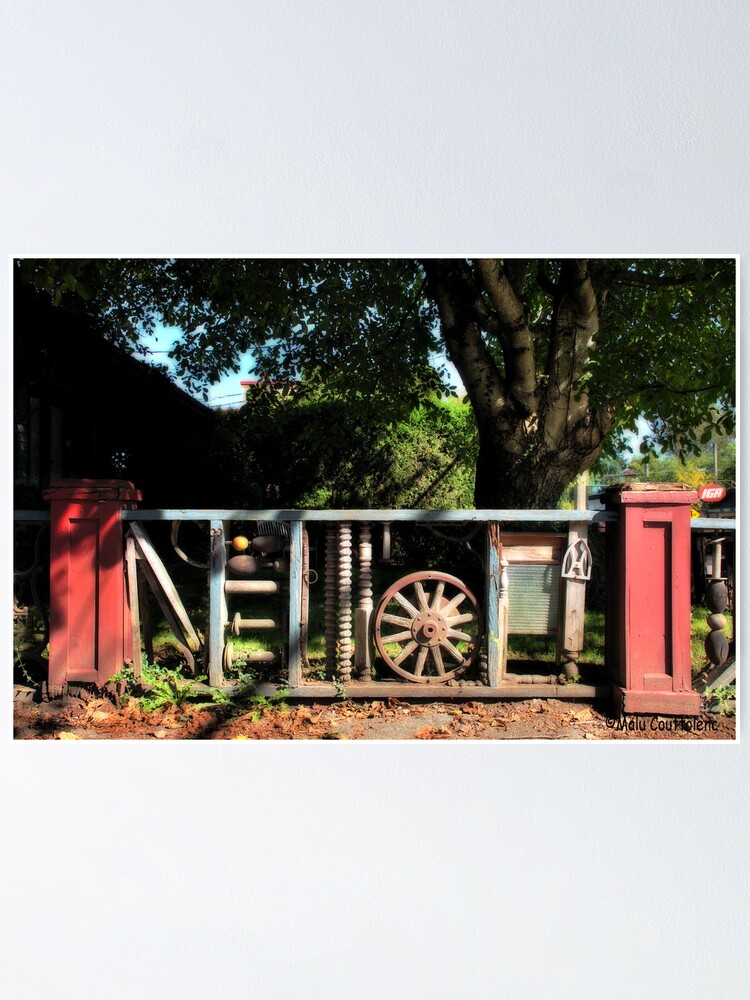 Thumbnail 1 of 3, Poster, Original wooden Fence designed and sold by MaluC.