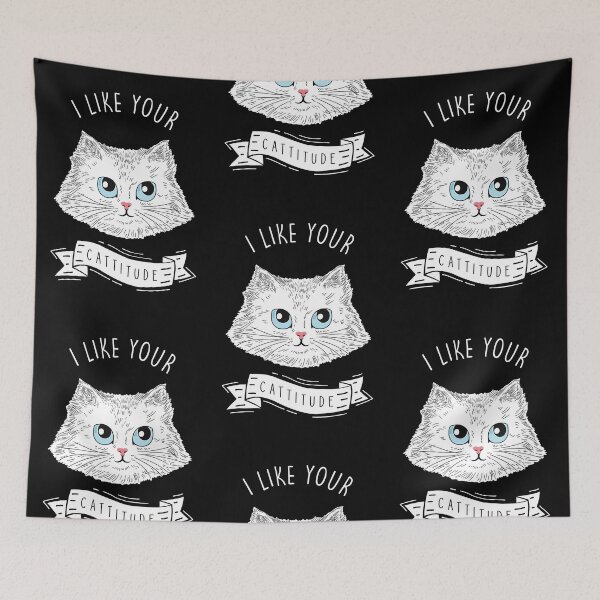 Item preview, Cattitude  designed and sold by SuperrSunday.
